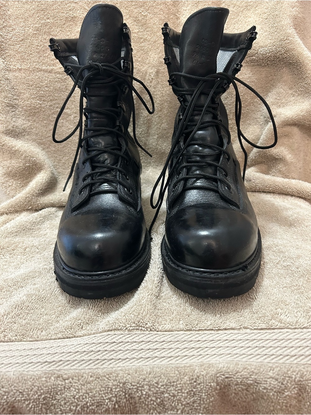 Bates military black boots